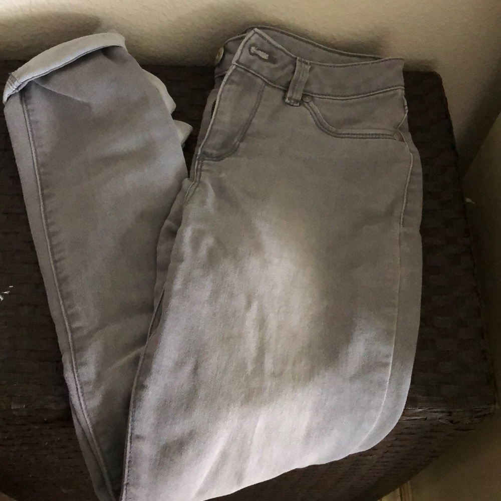 Grey skinny jeans